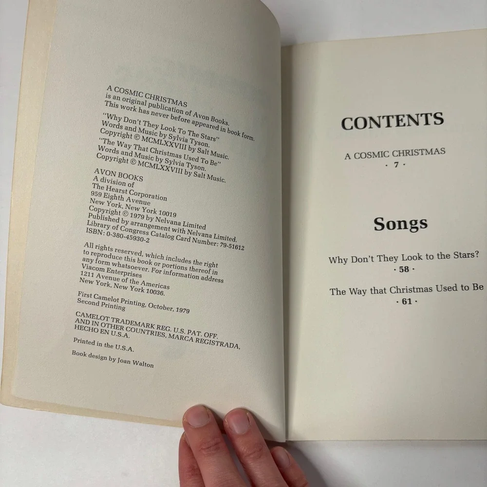 A COSMIC CHRISTMAS Ken Sobol 1979 1st Ed Camelot Printing Avon Books‎ COLOR *